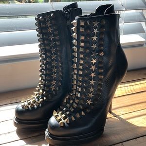Jefferey Campbell studded booties